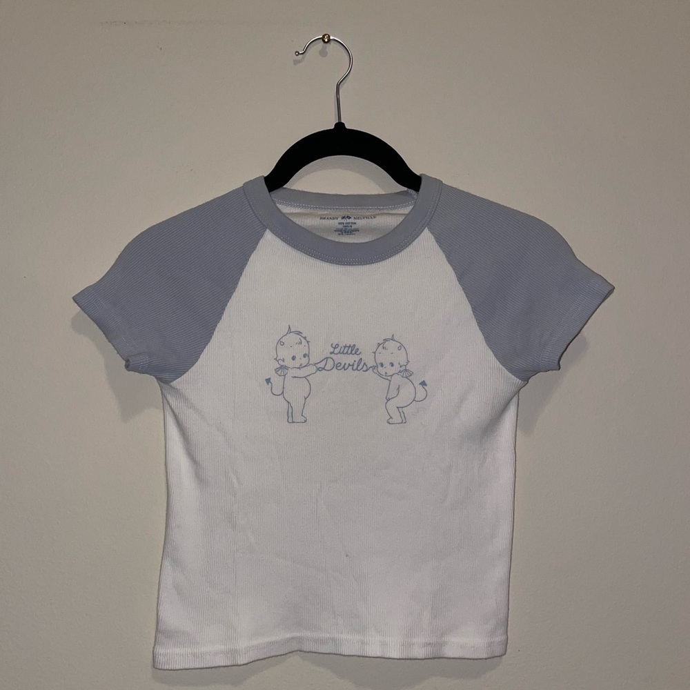 Brandy Melville Graphic Baby Tee